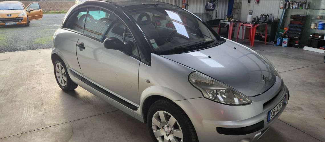 Citroen c3 pluriel cabriolet 1.6 16v 110ch boîte auto , 185000km 