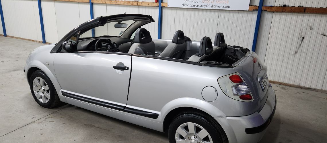 Citroen c3 pluriel cabriolet 1.6 16v 110ch boîte auto , 185000km 